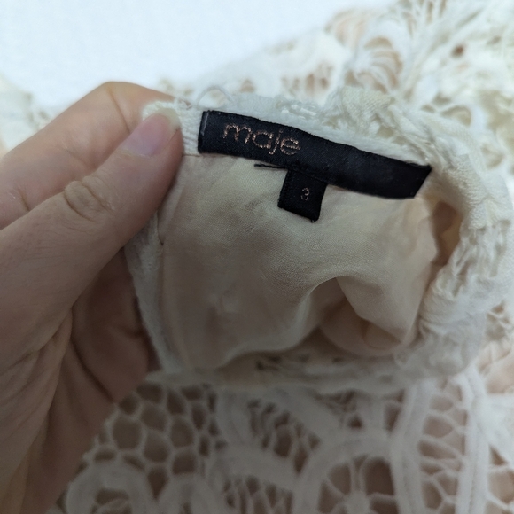 Maje Lace Crochet Blouse - Picture 6 of 7